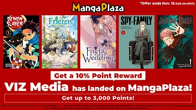 VIZ Media Titles Now Available on MangaPlaza
