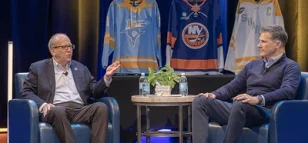 Islanders Co-Owner Jon Ledecky Visits LIU, Named "Honorary Captain" of LIU Hockey