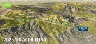 Nevada Organic Phosphate Announces Meade Peak Target Intersected in Hole MM26‑11 at Murdock Mountain