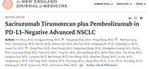 The Results of Phase III OptiTROP-Lung06 Study of Sacituzumab Tirumotecan (sac-TMT) Presented as an ESMO Oral Presentation and Simultaneously Published in The New England Journal of Medicine